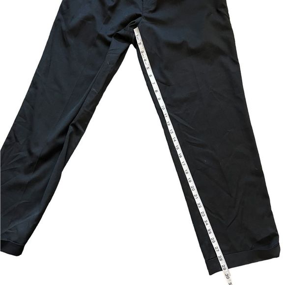 MENS DOCKERS Black Wool Blend Front Pleated Dress Pant Trouser 30 - Picture 6 of 9